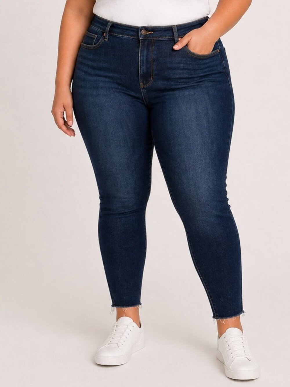 Judy Blue High Rise Skinny Jeans 20W Dark Wash Stretch Denim